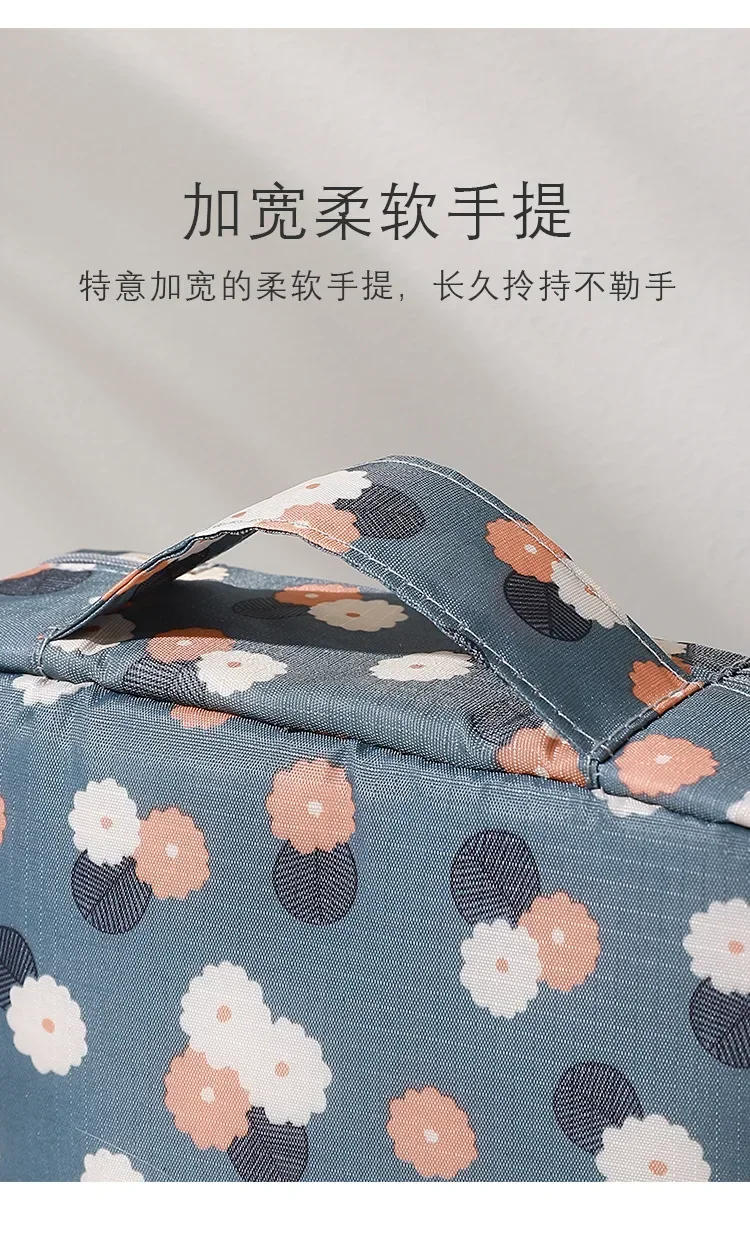 Description Picture 5 of itemPortable Needlework Storage Bag Mesh Divider Pouch Yarn Knitting Tools Organizer Cases Storage DIY Apparel Travel Wash Bag