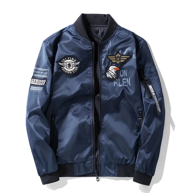 Bomber Jacket Men Long