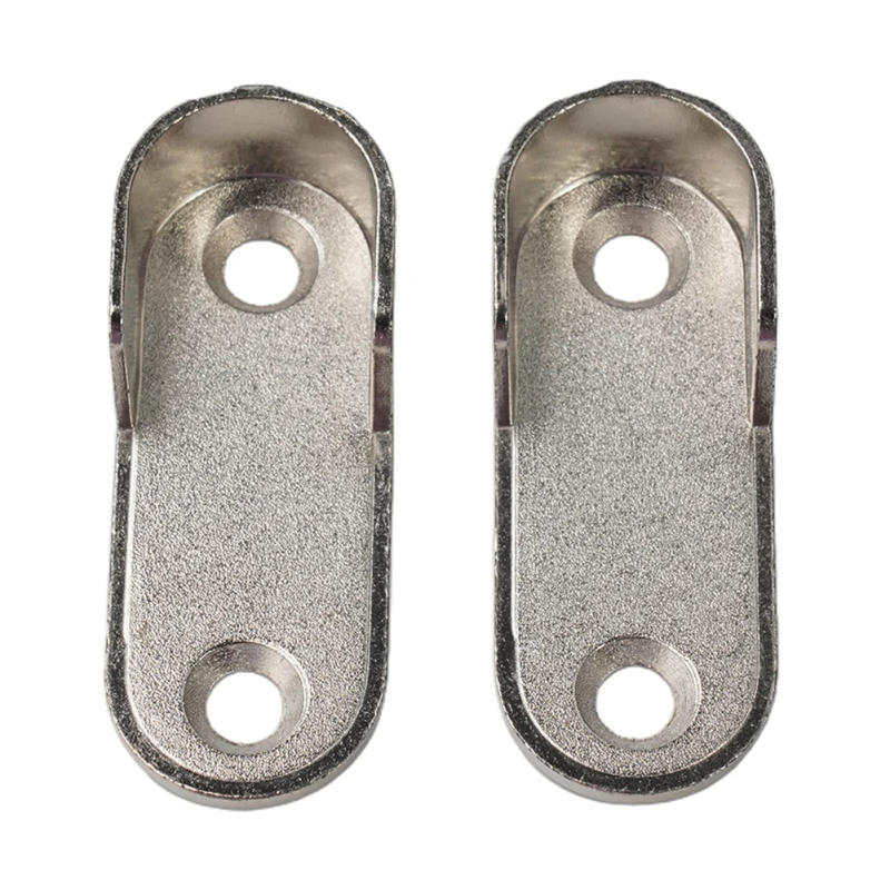 Description Picture 3 of item2/4/8pcs Wardrobe Clothes Tube Support Zinc Alloy Closet Rod Pole End Bracket Thickening Holder Home Alternative Accessories