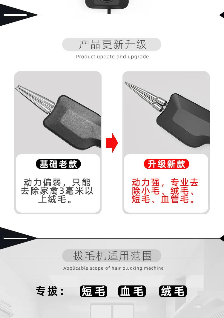Description Picture 3 of itemHousehold electric Poultry Depilator Tool for Chicken, Duck and Goose
