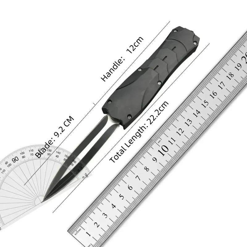 Description Picture 2 of itemBM Outdoor Hunting Pocket Knife 3.62'' 440C Blade ABS Handle Tactical Combat EDC Knives Survive Defense Tool with Clip