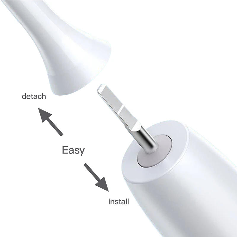 Description Picture 6 of item4/6PCS Copper Free Replaceable Brush Heads for SOOCAS X3/X3U/X5 Soft DuPont Bristle Mint/VanGo Green/Purple No Metal Nozzles