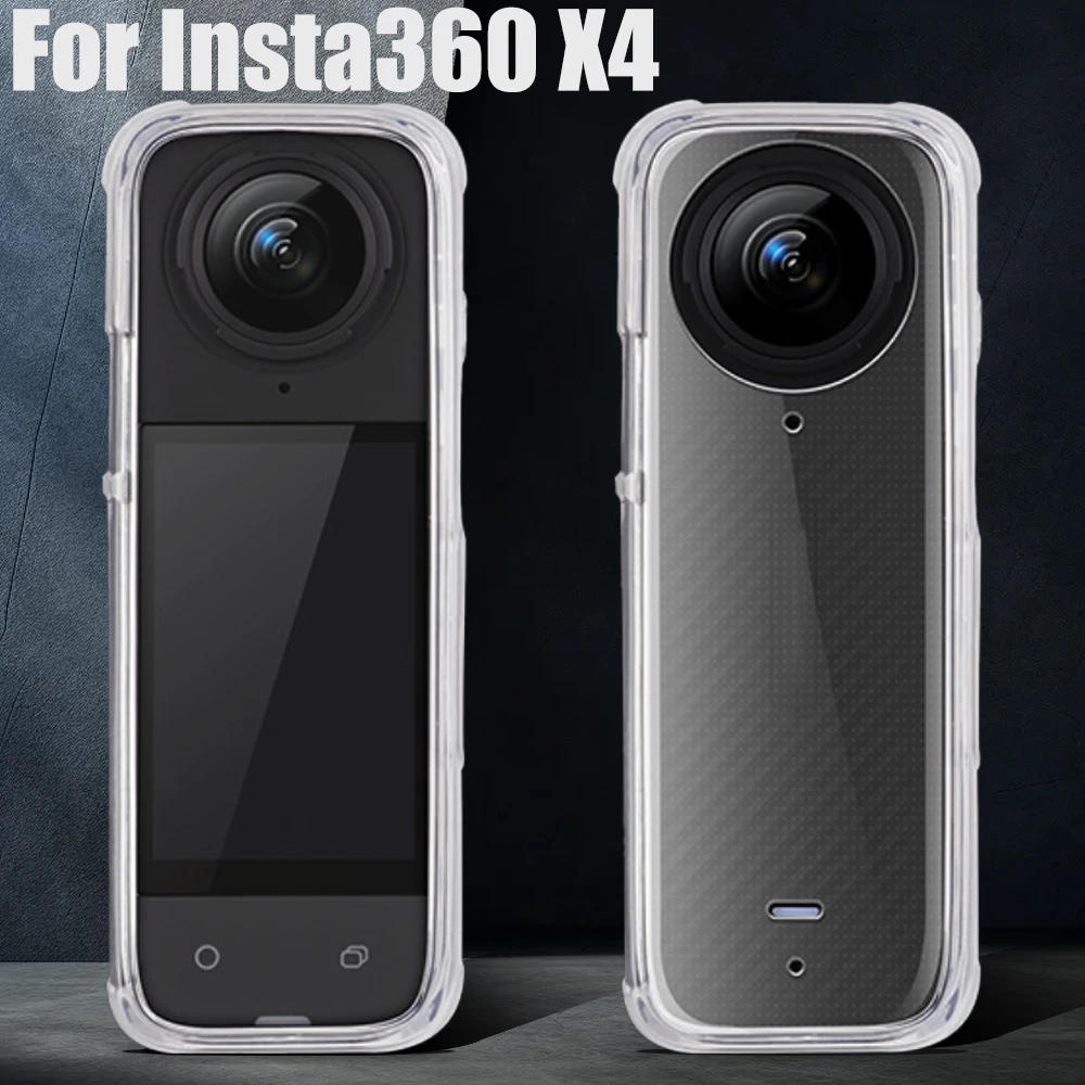 Description Picture 3 of itemTransparent Protective Bag for Insta360 X4 Waterproof Soft TPU Protectors Full Cover Shell Action Video Cameras Accessories
