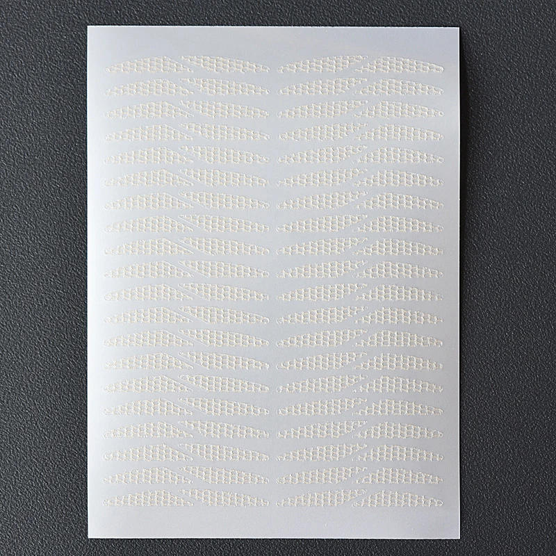 Description Picture 4 of item1 Sheet Bevel Segmented Patches For Drooping Eyelids Tape Invisible Double Eyelids Stickers Invisible Fallen Eyelids