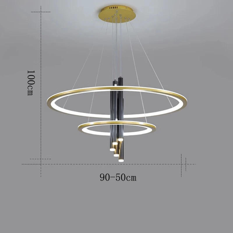 Description Picture 5 of itemModern Simple living room chandelier indoor lighting Ceiling lamp hanging light led Chandeliers for living room indoor lightin