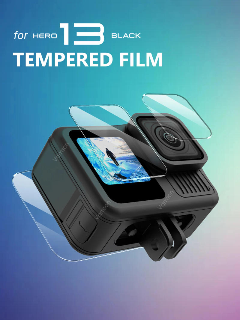 Description Picture 2 of itemVamson Tempered Glass for Gopro Hero 13 Anti Scratch Screen Lens Protector Film for Go Pro Hero 13 Camera Accessories