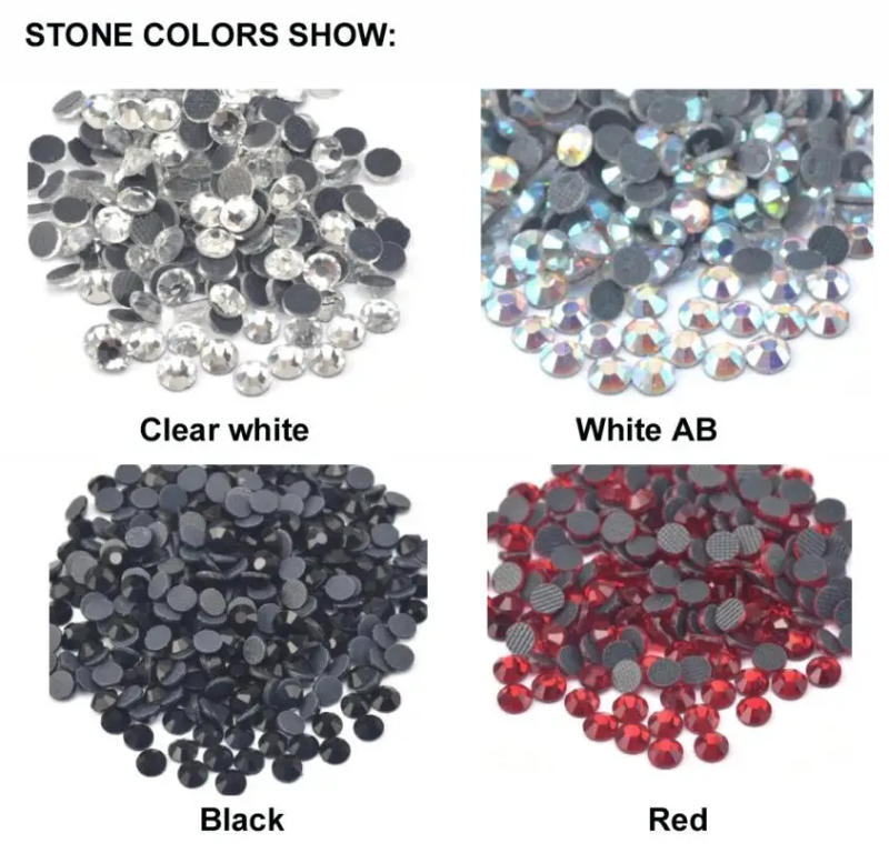 Description Picture 5 of item100pcs/lot(3X2.3cm)Small bow pattern Super Bright Hotfix Rhinestone Heat Transfer Rhinestone for Embellishment Sewing (JA-1206)