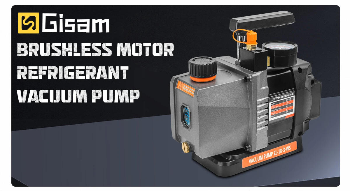 Description Picture 5 of itemGisam 7CFM 1/2HP Brushless Refrigerant Vacuum Pump 1/4 Air Conditioning Cooling Pump For Car House For Makita 18V Battery Pin