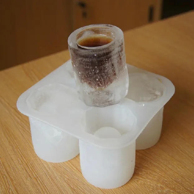 Description Picture 4 of item4 Cup Shape Silicone Ice Cube Mold Shot Glass IceMould Ice Cube Tray Summer Bar Party Beer Ice Cocktail Cold Drinking Tools