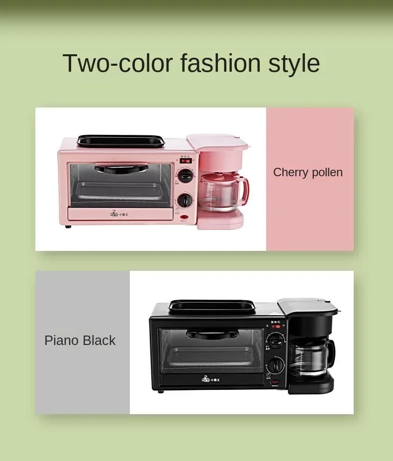 Description Picture 5 of itemThree-in-one Breakfast Machine, Multi-function Household Oven, Automatic Toaster, Coffee Machine Toaster