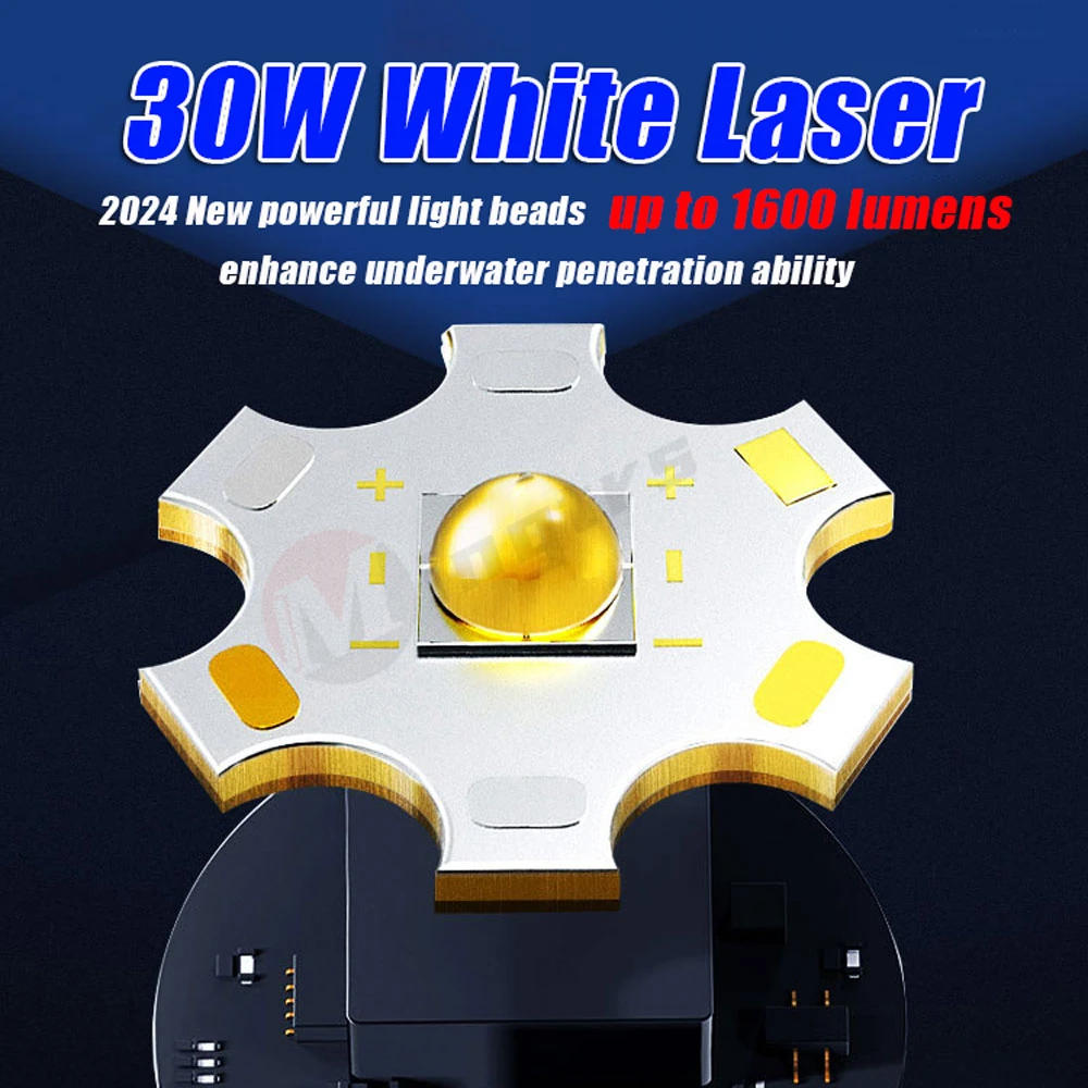 Description Picture 4 of itemIPX8 Waterproof 1600LM LED Scuba Diving Flashlight Torch LED Dive Light Underwater 100M 3 Modes Super Bright Submersible Light