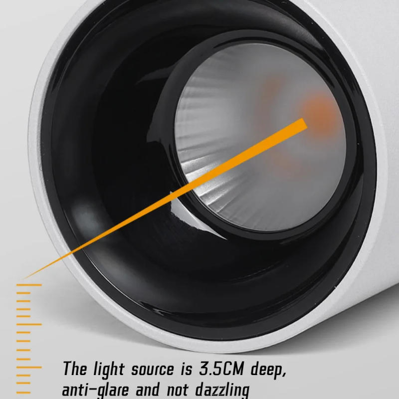 Description Picture 4 of itemLED Circular Downlight Ceiling light 5W10W12W15W18W20W24W COB chip Spotlight Anti-glare AC85-265V Ceiling Lamp Interior lighting