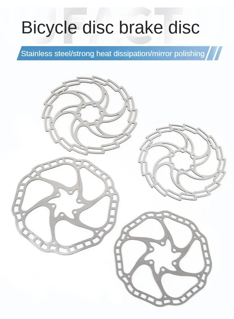 Description Picture 2 of itemUltralight MTB Bicycle Hydraulic Disc Brake Rotor Mountain Bike Road Racing Brake Disc 160/180mm 6/7 Inch With Free Bolts