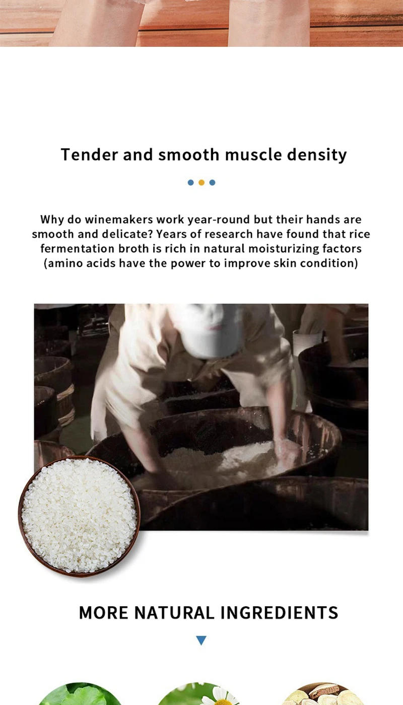 Description Picture 4 of itemFadinne Rice Mask — Hydrating, Moisturizing, and Water-Locking Formula for Soft and Supple Skin