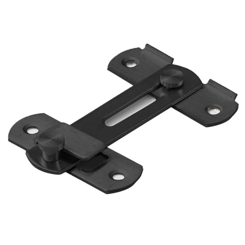 Description Picture 4 of itemDoor Lock Guard Latch Door Bolt  180° Stainless Steel Cabinet Wardrobe Door Lock Plug Safety Door Bolt Latch Lock