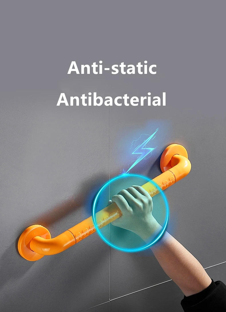 Description Picture 4 of itemSafety Stainless Steel Non-slip ABS Bathroom Bathtub Handrail Grab Toilet Shower Bathtub Straight Safety Support Handle for The