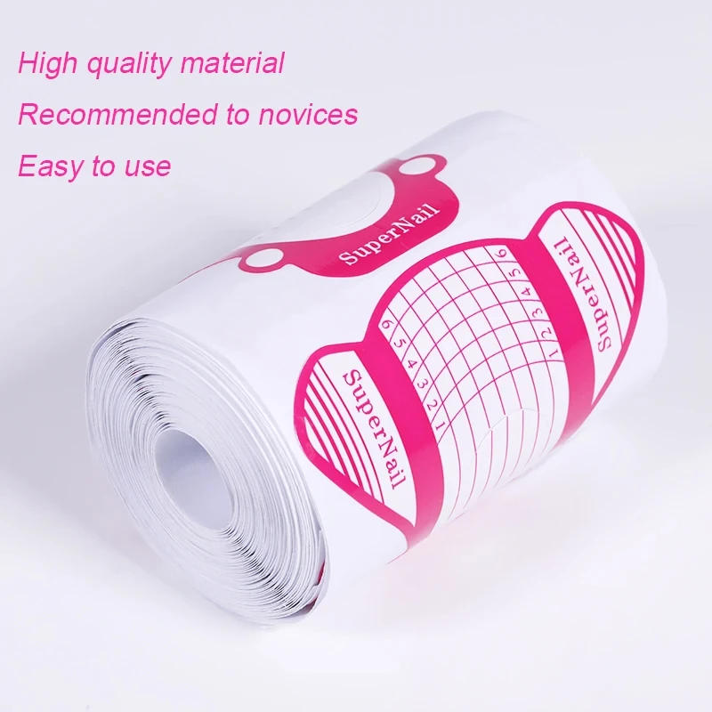 Description Picture 6 of itemFrench Nail Form Tips Acrylic UV Gel Extension Curl Form Nail Gel Sticker Art Guide Mold Manicure Stencil Acrylic Tools