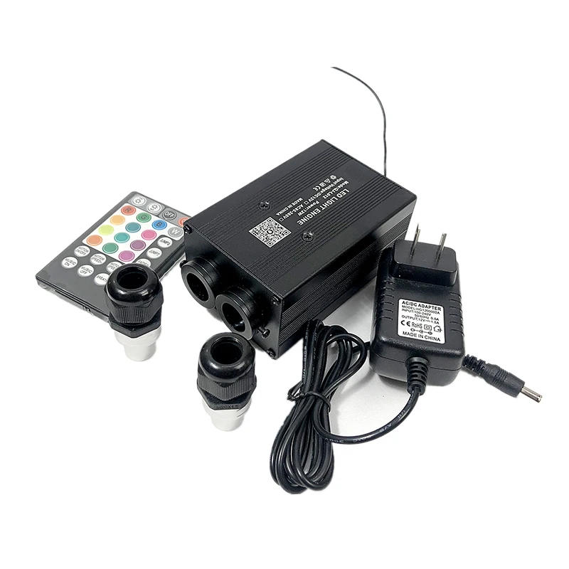 Description Picture 4 of itemLED Optic Lighting Smart APP Twinkle Fiber engine RF Voice control Optic Cable Starry Effect Ceiling Double Heads Lights lamp