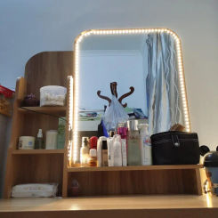 Makeup Vanity Mirror Light Strip Led USB Cable 5V 0.5m-5m Dressing Table Lamp Tape Bathroom Make Up Cosmetic Mirror Lights Kit