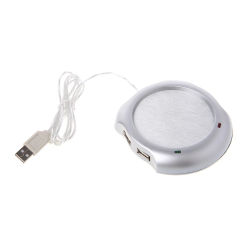 USB Coffee Mug Warmer for Smart Electric Cup Warmer Charge for Phone Home Desk Office Use Beverage Heating Plate for Hot