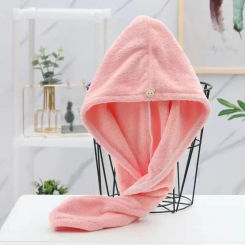 Shower Towel Cap Bath Towels Bathroom Supplies Beach Superfine Fiber Quick Drying Hair Woman Soft Women's Headscarf Home Hand