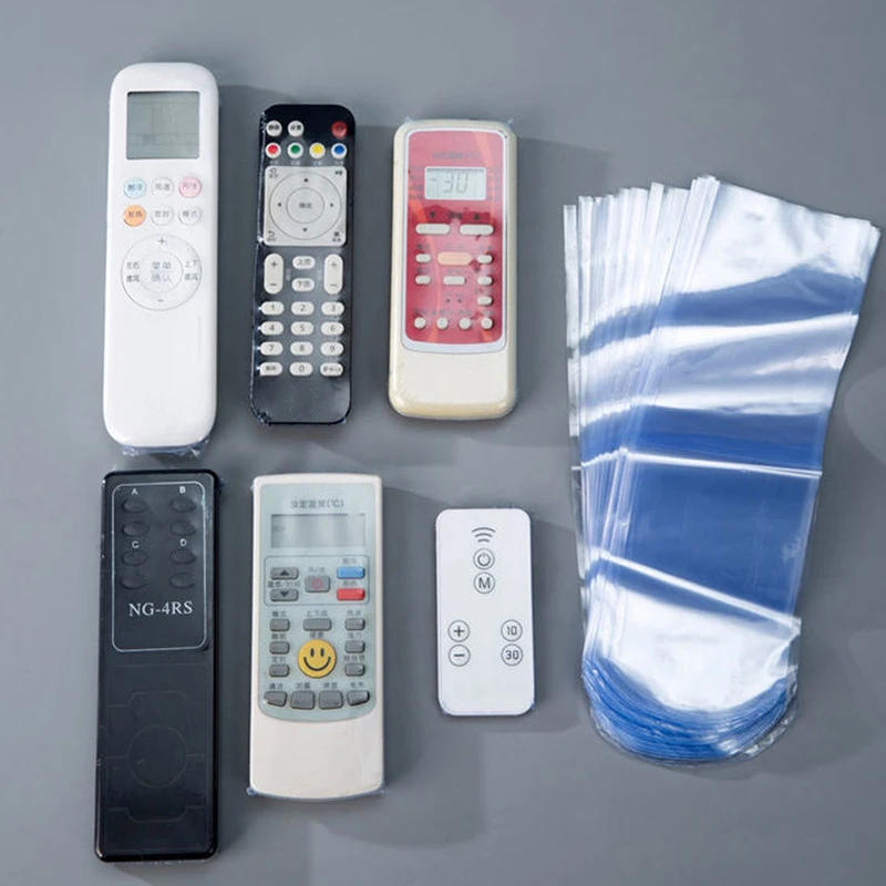 Description Picture 3 of itemTransparent Heat Shrink Film Bag For TV Box Video Remote Control Waterproof Dustproof Protective Cover Protector Case