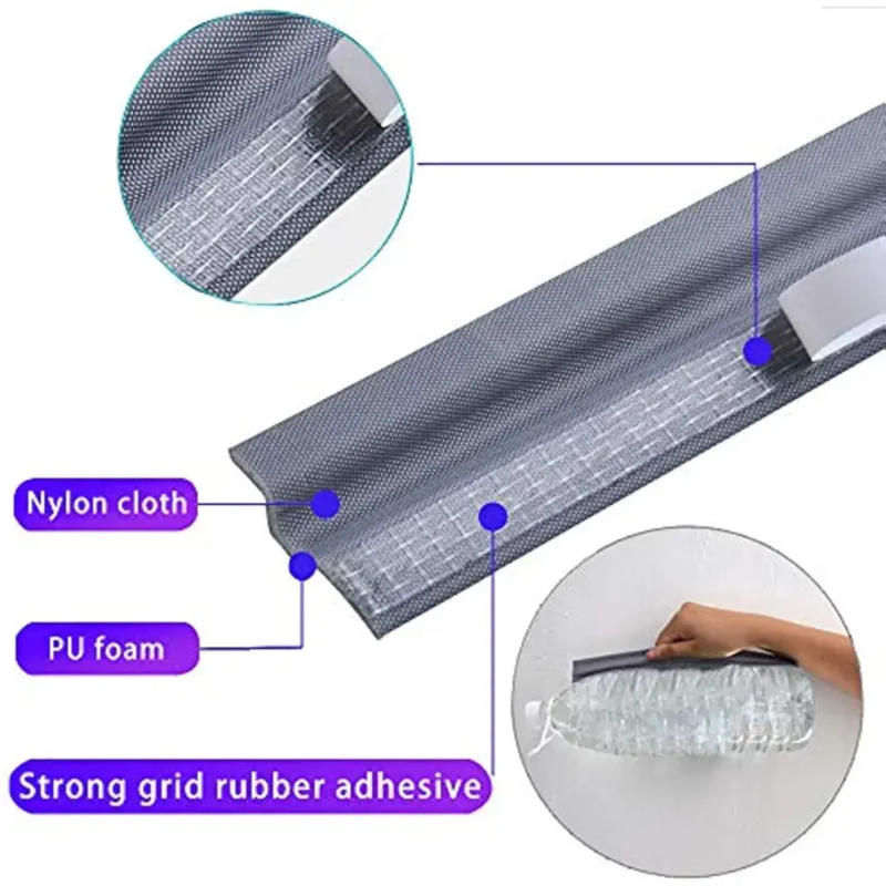 Description Picture 5 of itemDoor Windows Seal Strip Self Adhesive Waterproof Dustproof Sealing Tape Insect Noise Wind Stopper Weather Stripping
