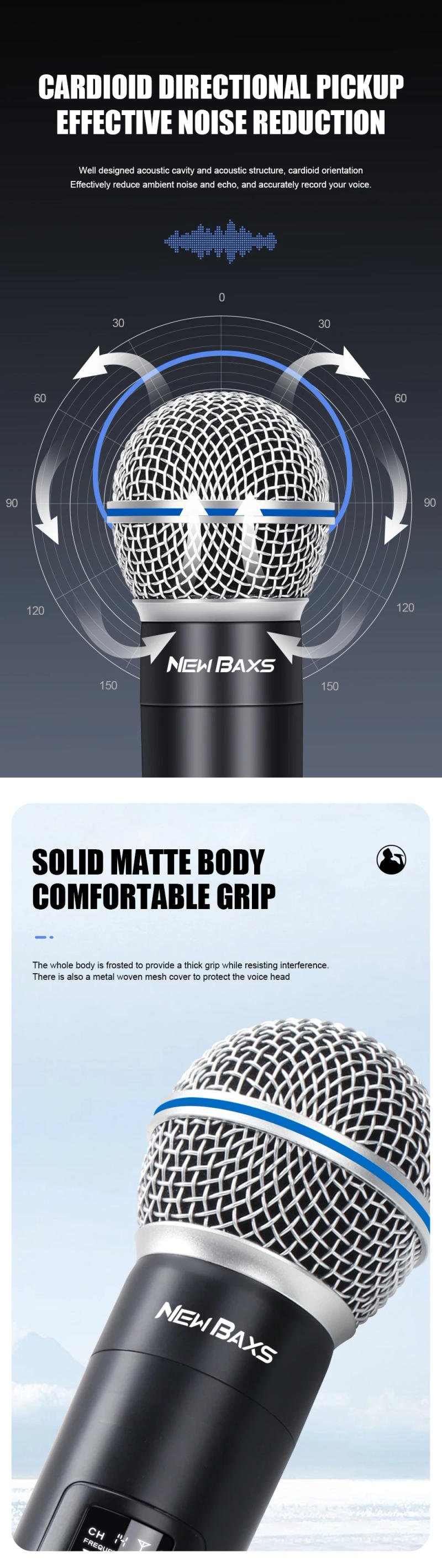 Description Picture 4 of itemWireless Microphone 2 Channel UHF Fixed Frequency Dynamic Microphone Party Karaoke Meeting Church Show Professional Mic