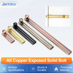 All-Copper Four-Color Universal Latch Security Sliding Door Lock Clear Chinese Latch Home Accessories