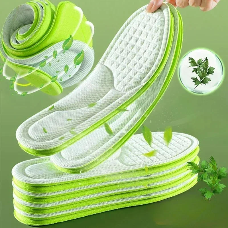 Description Picture 2 of itemNew Memory Foam Orthopedic Insoles for Shoes Sports Absorbs Sweat Soft Antibacterial Men Women Unisex Soft Shoe Accessories