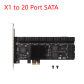 X1 to 20 Port SATA