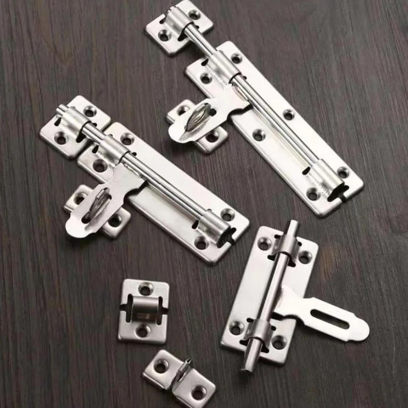 Description Picture 3 of item4/6/8Inch Stainless Steel Gate Safety Door Bolt Slide Bolt Lock Gate for Gates Fences Garage Shed Doors Hardware