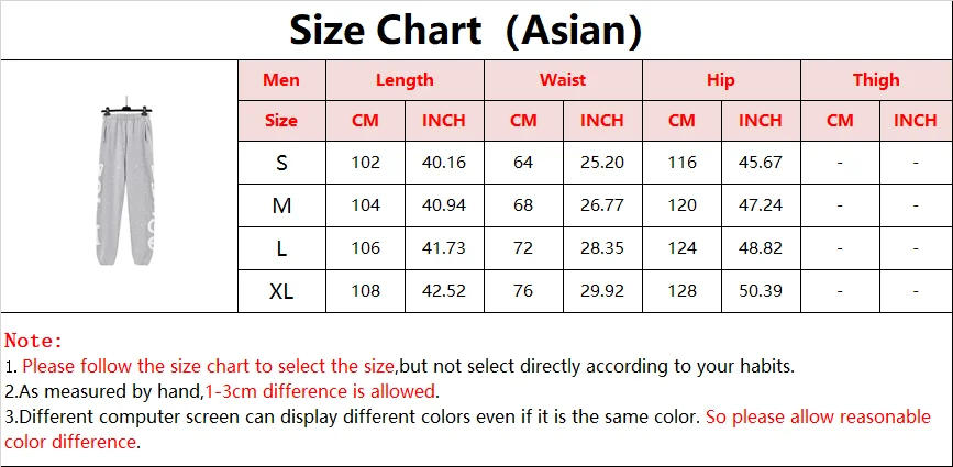Description Picture 2 of itemEuropean American Trendy Printed Pants Men's Women's Cotton Loose Casual Fleece Trousers Couple Outdoor Sports Hiking Pants