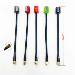 24- 155mm Micro Lollipop 5 RHCP 5.8G FPV Antenna High Gain 2.8Dbi SMA  Antenna For RC Drone Transmitter Receiver DIY Part
