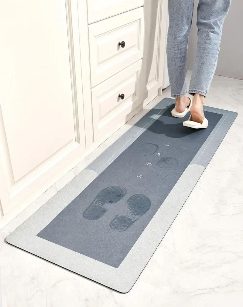 Description Picture 5 of itemDiatomite Mat Kitchen Rug Non-slip Kitchen Long Carpet Super Absorbent Floor Mats Entrance Doormat Carpets for Living Room 러그
