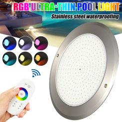 35W Underwater RGB LED Light Mobile APP + Remote Control Swimming Pool Submersible Light AC12V/24V IP68 Waterproof Fountain Lamp