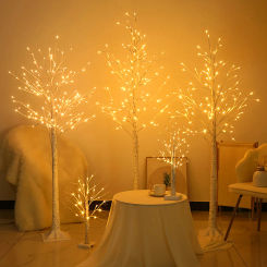 LED Birch Tree Lights Glowing Branch Light Night DIY Xmas Trees Suitable for Home Bedroom Wedding Party Christmas Decoration NEW