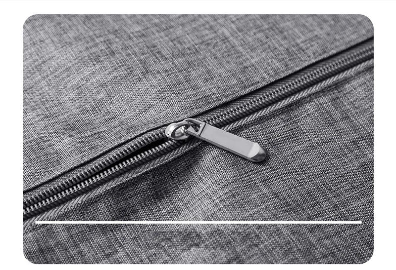 Description Picture 6 of itemCotton and Linen Style Oxford Cloth Hanging Garment Bag Organizer Storage Bag Cover Clothes Dust Cover Closet Dust Protector Bag