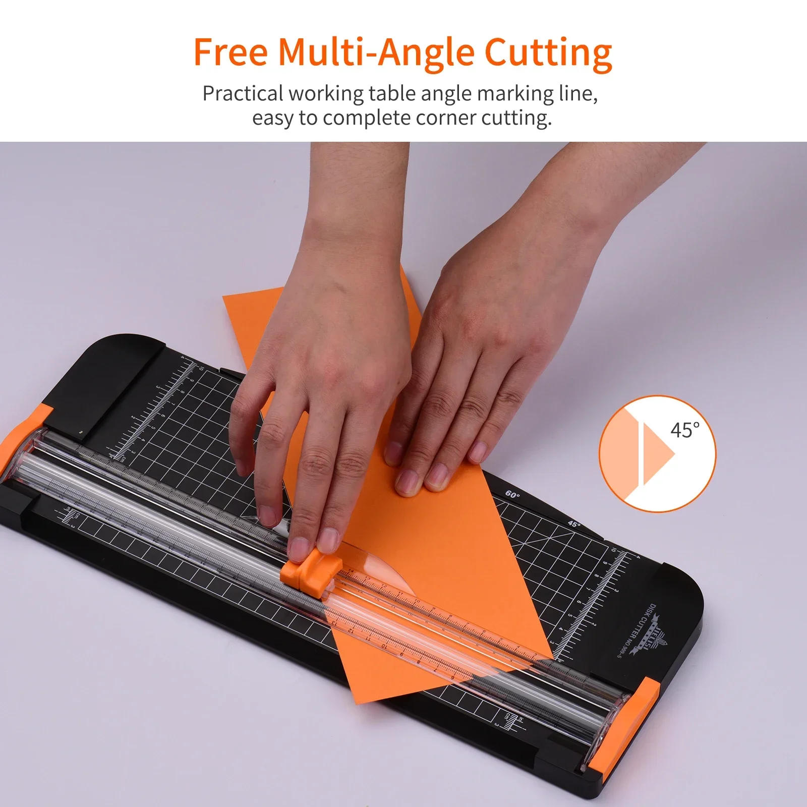 Description Picture 3 of itemA4 Paper Photo Cutter Guillotine Cutting Machine Paper Trimmer Cut Kit Cutting Length for Craft Paper Card Photo Laminated Tool