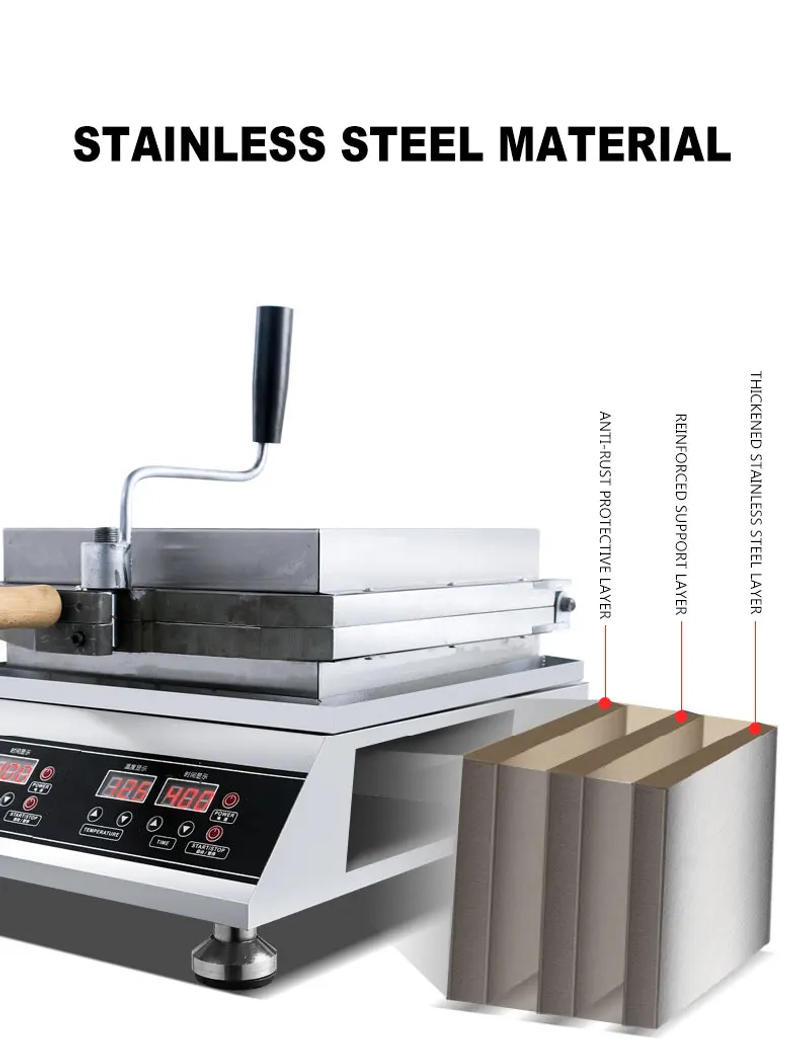 Description Picture 5 of item220V Crepes Pan Commercial Appliances Electric Pancake Crepe Maker Non Stick Pan Pancake Maker Thickened Aluminum Plate FC-SF11