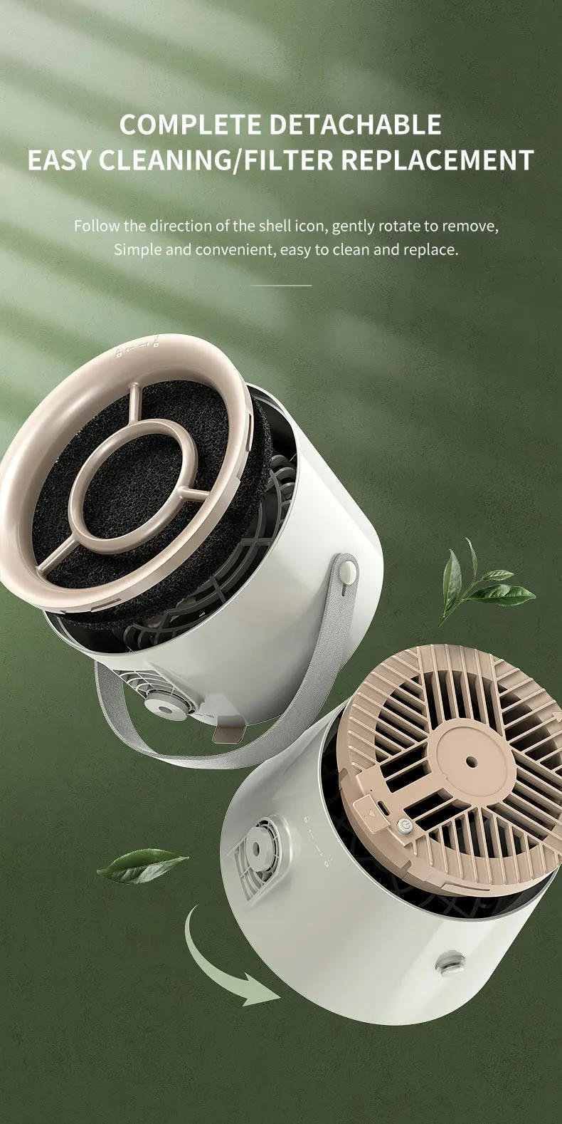 Description Picture 6 of itemSmart Electric Kitchen Mini Range Hood Small Desktop Range Hood Barbecue Portable Mobile Travel Chimney