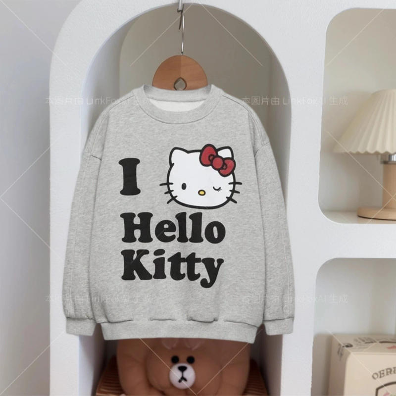 Description Picture 5 of itemSweatshirt Brand Autumn Clothing Long Sleeved Top For Boys And Children Loose And Simple Hoodie New Boy Cartoon Clothing