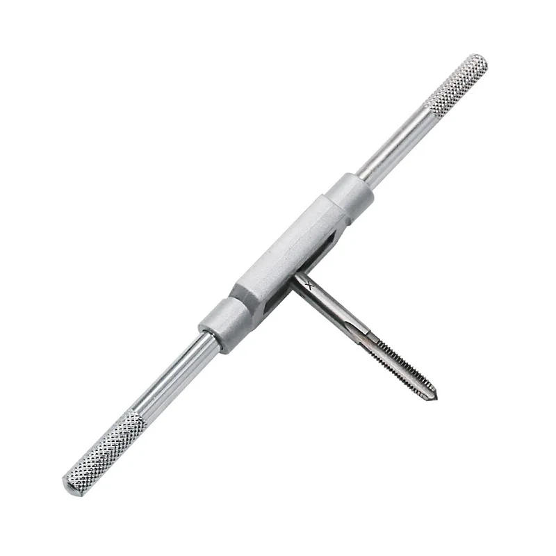 Description Picture 5 of item6/8Pcs Hss Hand Screw Tap Die Wrench Schroefdraad Metric Plug Tap M3 M4 M5 M6 m8 M8 M12 Met Verstelbare Tap Wrench 1/16-1/2"