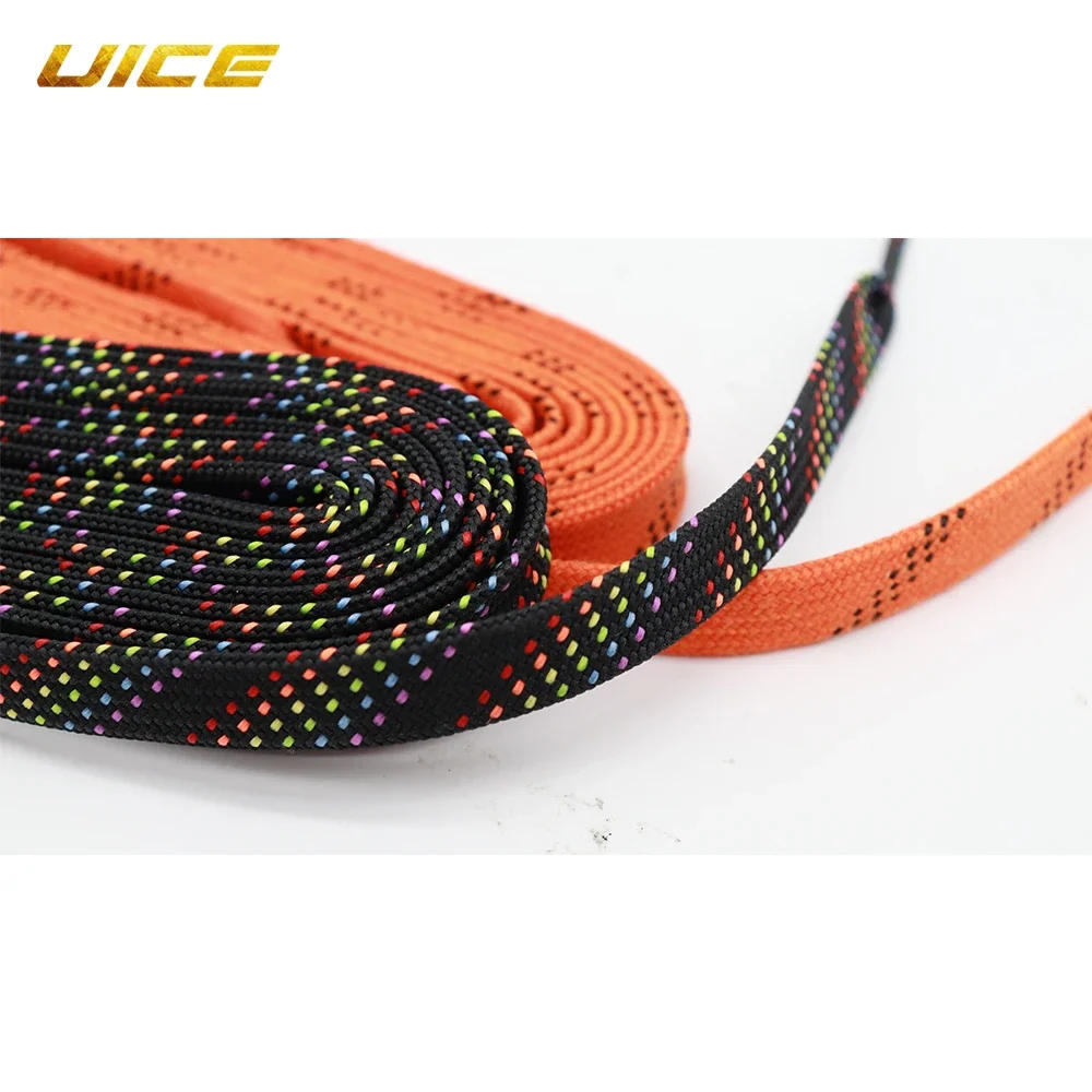 Description Picture 6 of itemIce Hockey Shoelaces 84/96/108/120in Box-Packed Ice Hockey Skate Laces  Dual Layer Braid Extra Reinforced Waxed Tip Shoelace