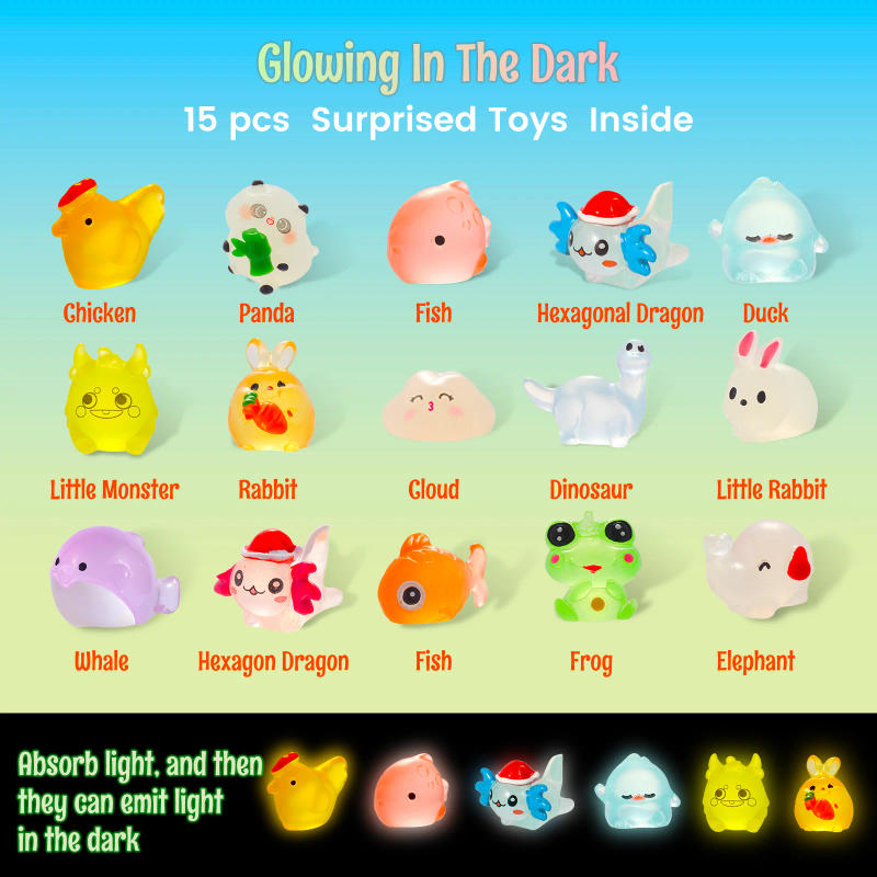 Description Picture 3 of itemBath Bombs for Kids with Toys Inside - 15 Pack Kids Bath Bombs with Glow in The Dark Bath Toys Inside, Birthday Gifts for Kids