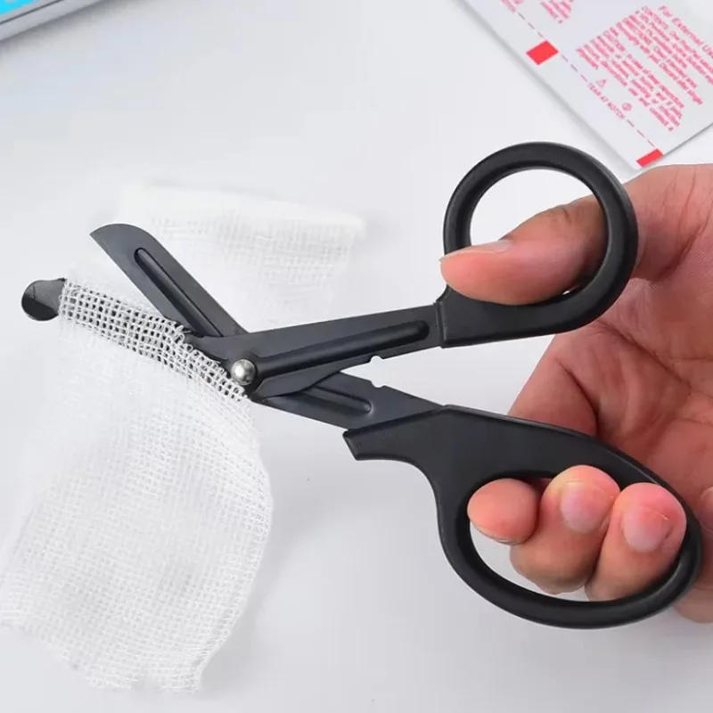 Description Picture 5 of itemParamedic Medical Rescue Tools Trauma Gauze Emergency First Aid Scissors Outdoor Utility Wilderness Survival Camp Bandage Care