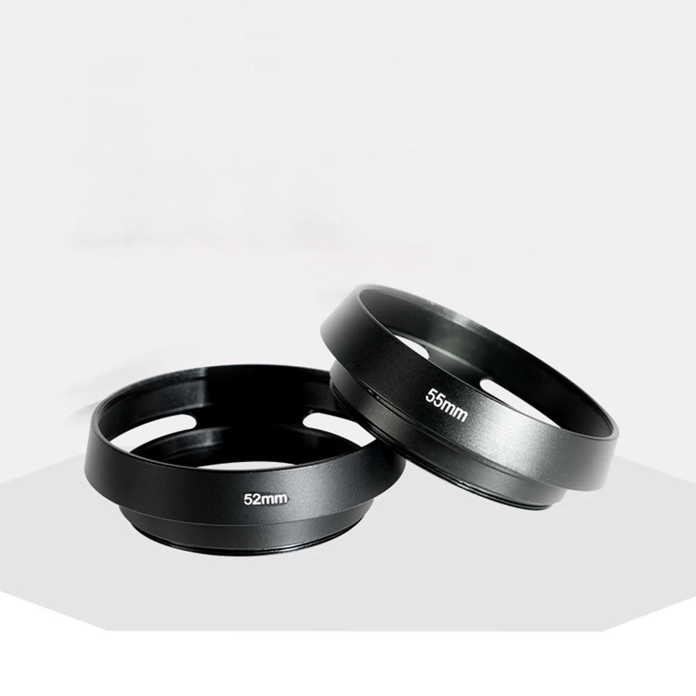 Description Picture 4 of itemCamera Metal Lens Hood Vented Wide-angle 37mm 39mm 40.5mm 43mm 46mm 49mm 52mm 55mm Screw-in Lente Protect For Nikon Iconic Brand Iconic Brand