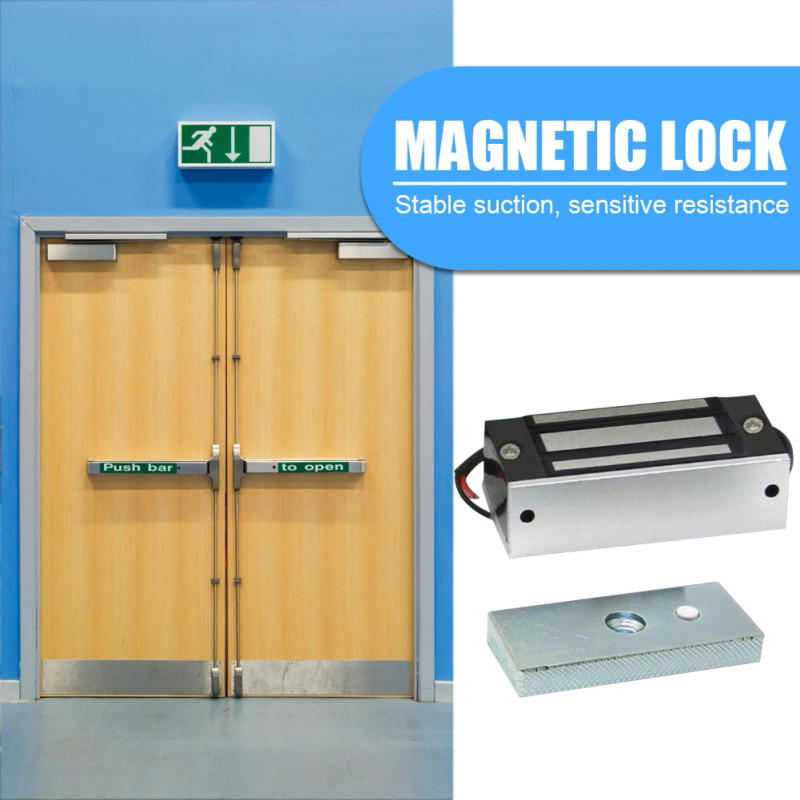 Description Picture 4 of itemDC12V Electric Magnetic Door Lock Mini 60kg/132lbs Metal Electromagnetic Lock