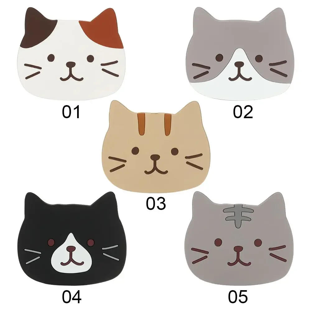 Description Picture 3 of itemCreative Cute Cat Table Placemat Waterproof Heat Insulation Anti-Slip Bowl Pad Cartoon Milk Coffee Coaster for Kitchen Tableware
