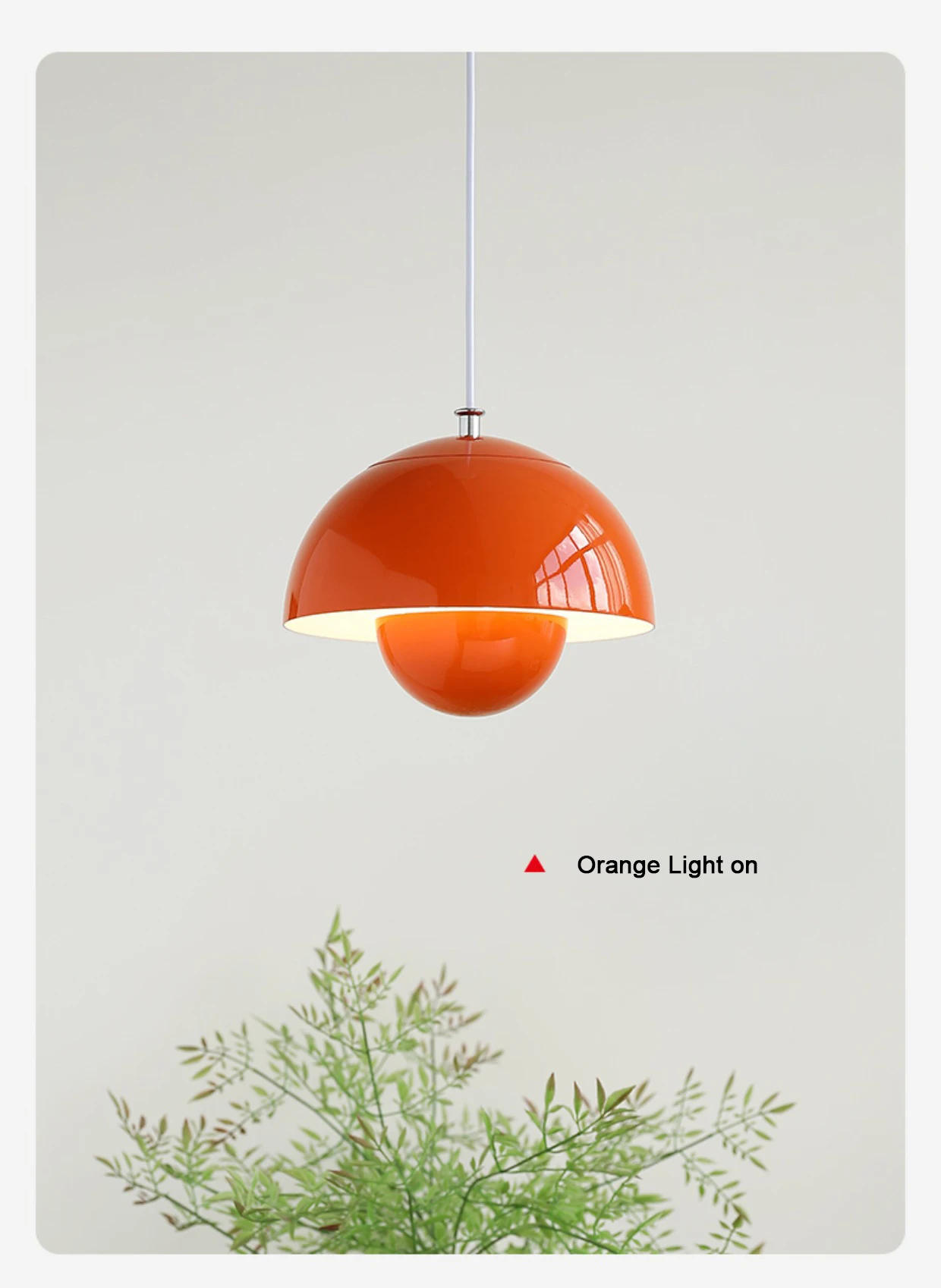 Description Picture 5 of itemModern Flower Bud Nordic Danish Designer LED Pendant Light Decor Art Hanging Chandeliers Lamp Home Bedroom Kitchen Bedside Light